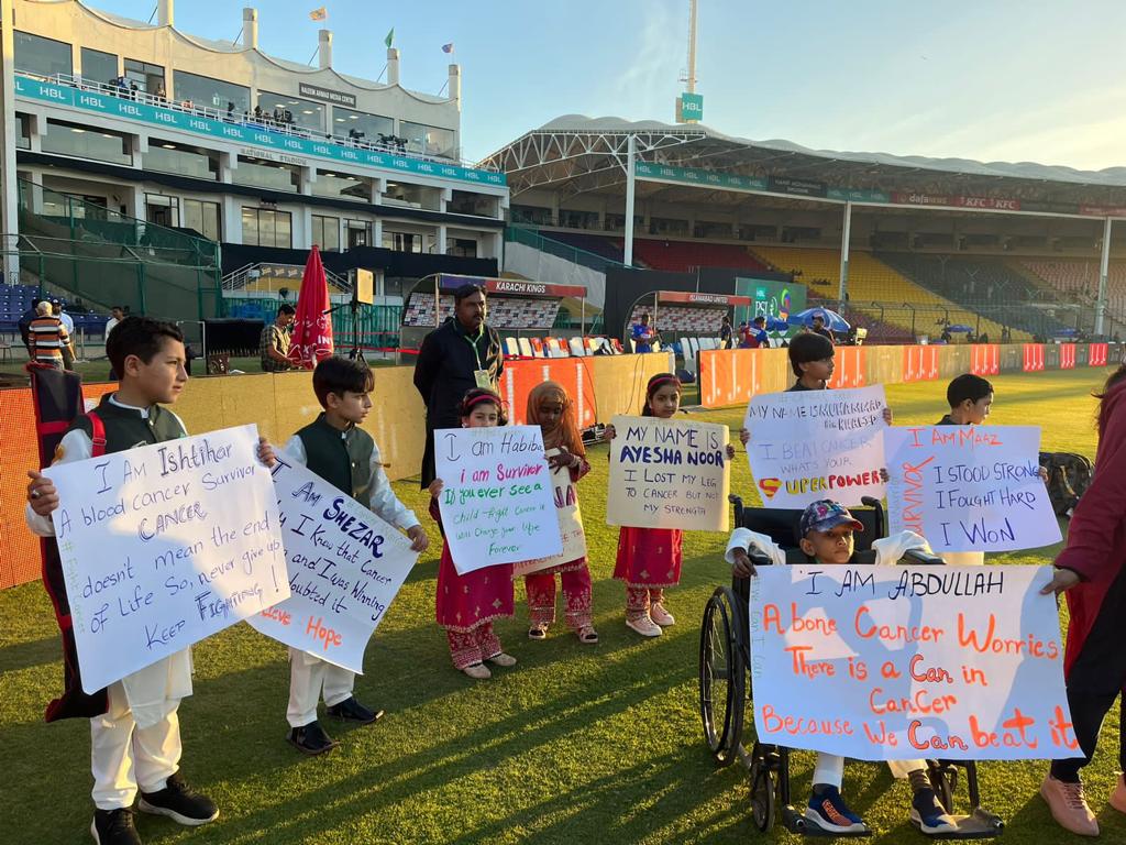 Pakistan Cricket Board (PCB) and Pakistan Super League (PSL) for inviting IHHN’s childhood cancer patients (7)